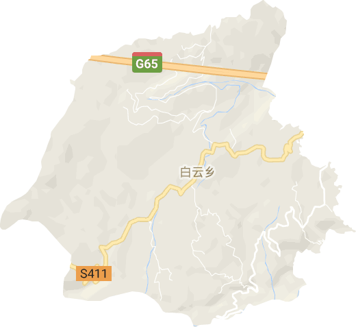 白云乡电子地图