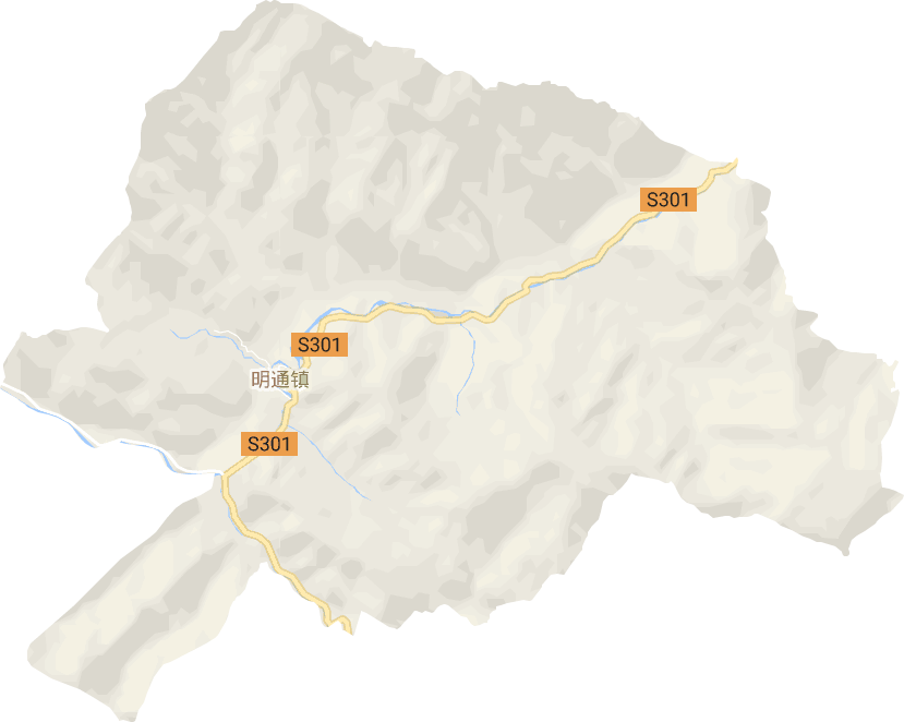 明通镇电子地图