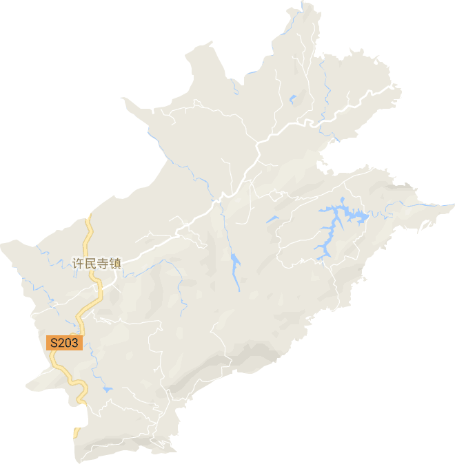 许明寺镇电子地图