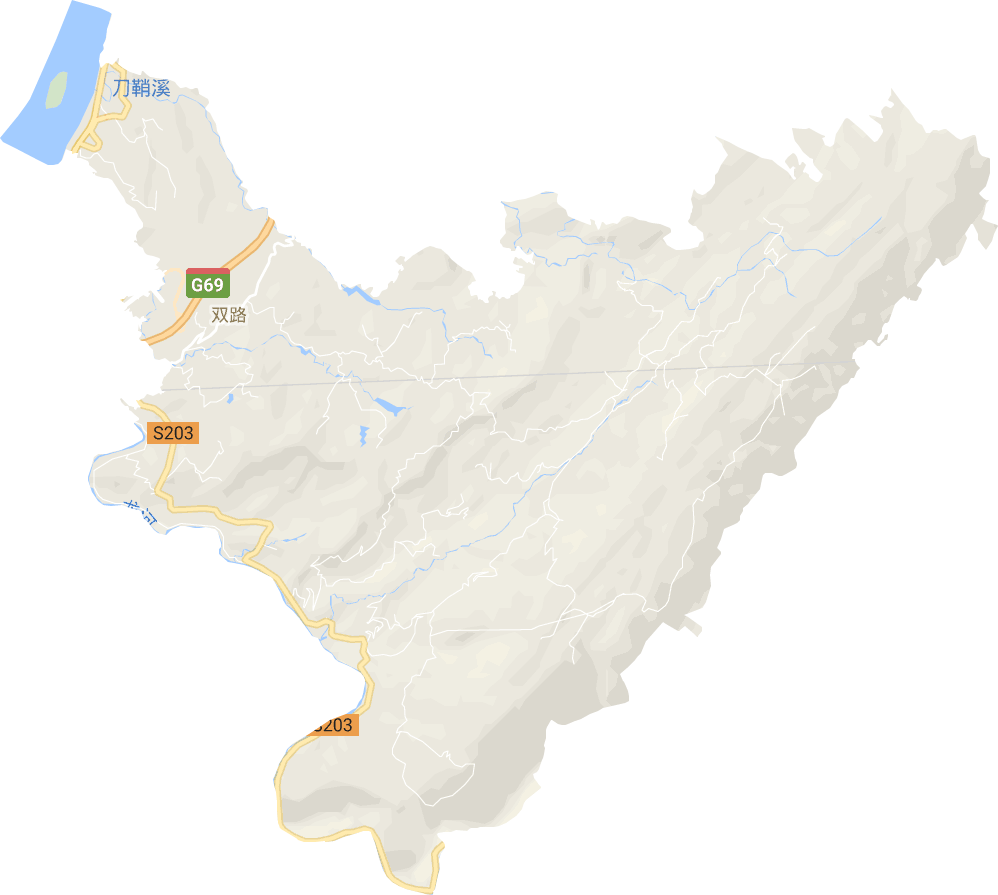 双路镇电子地图
