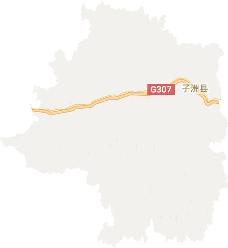 子洲县电子地图