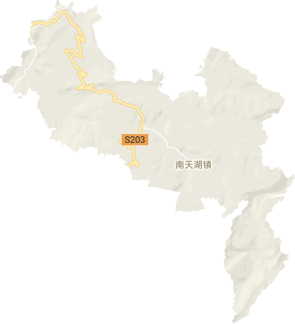 南天湖镇电子地图