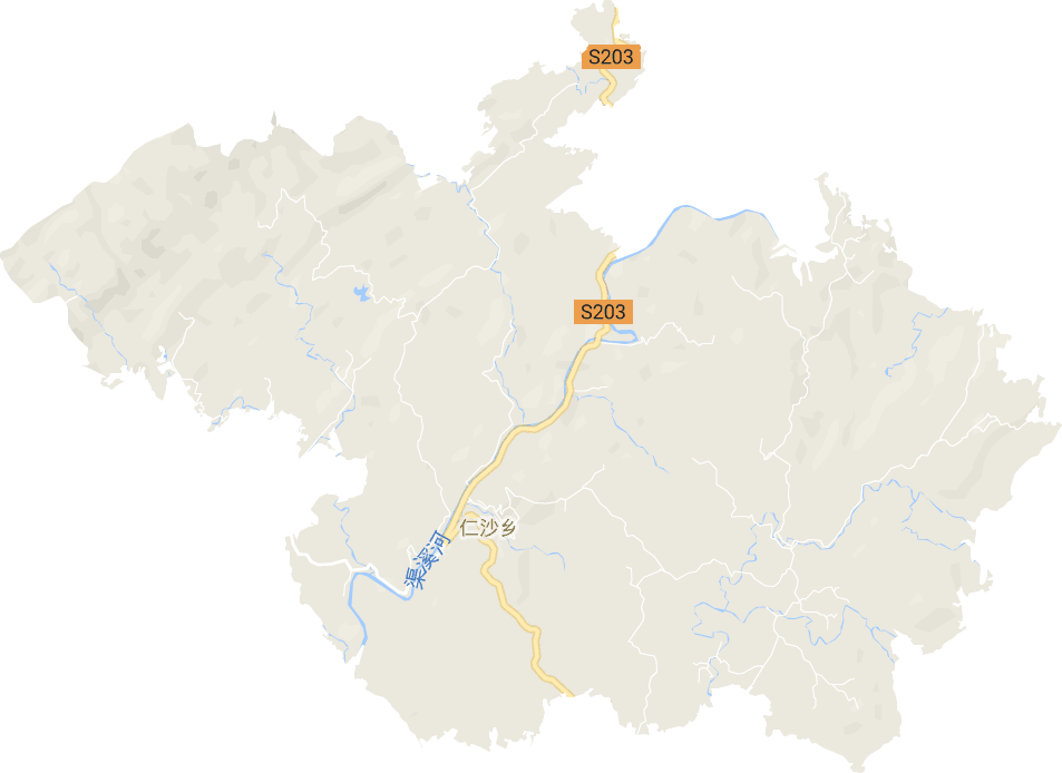 仁沙镇电子地图