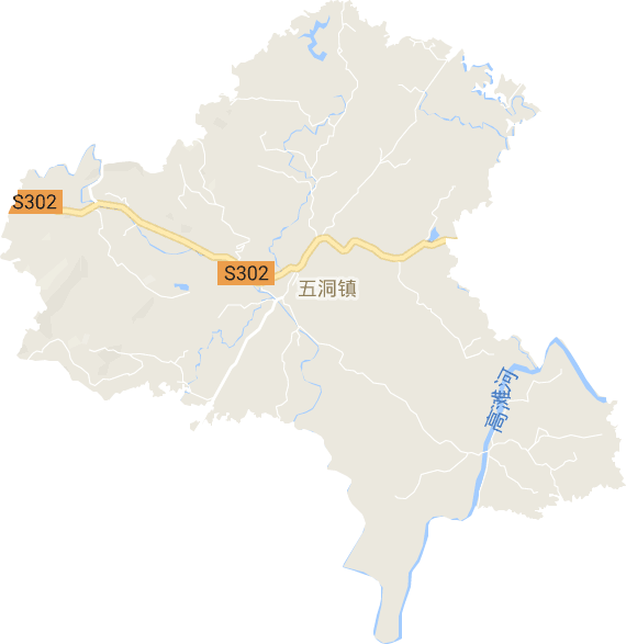 五洞镇电子地图