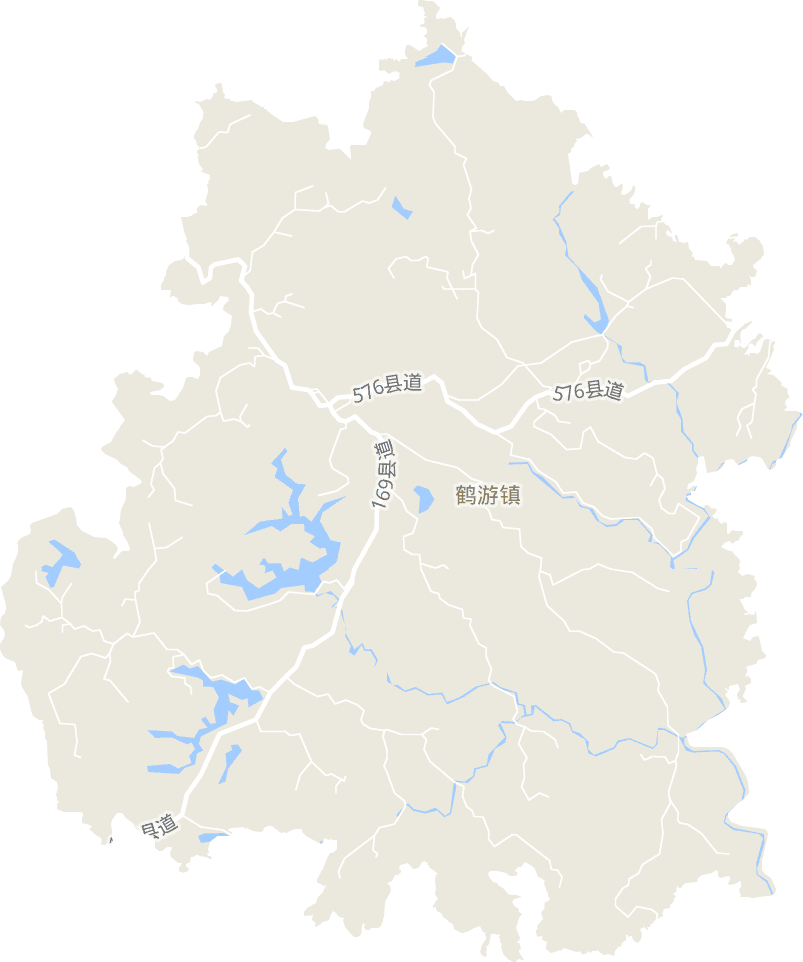 鹤游镇电子地图