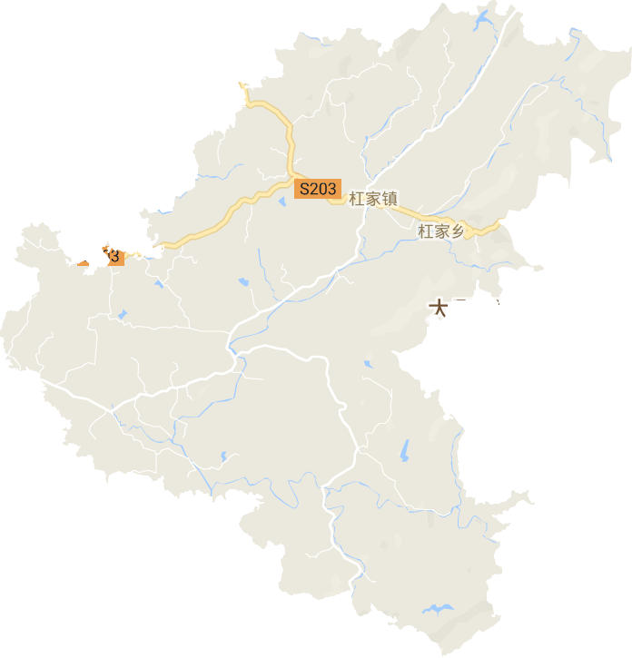 杠家镇电子地图