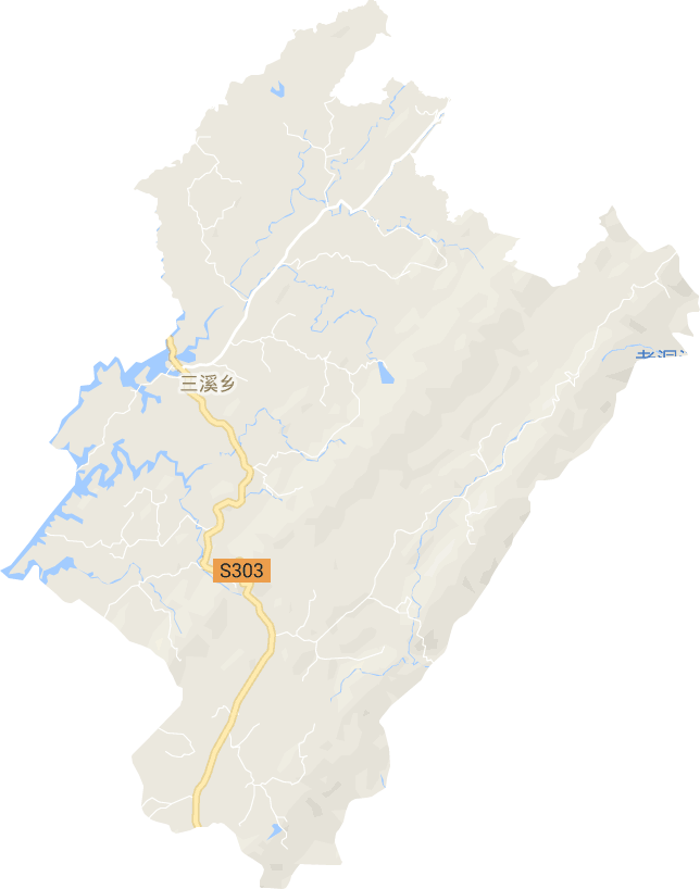 三溪镇电子地图