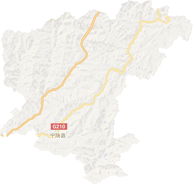 宁陕县电子地图