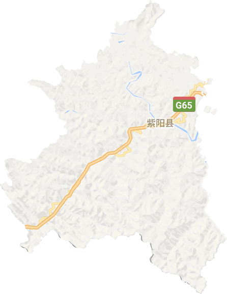 紫阳县电子地图