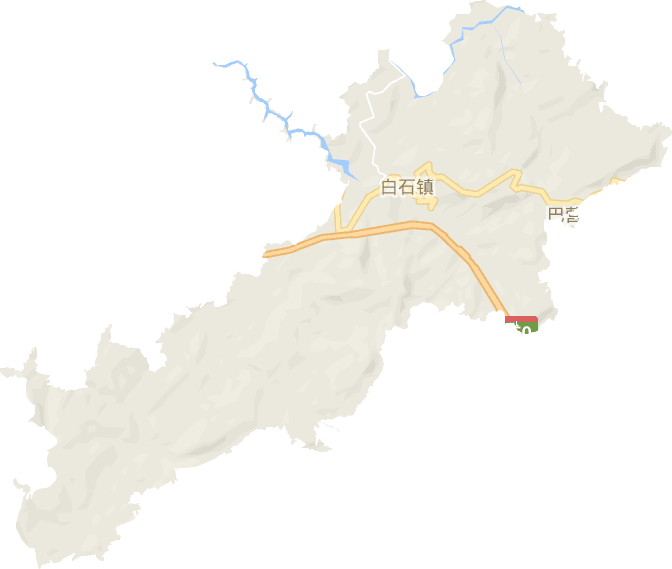 白石镇电子地图