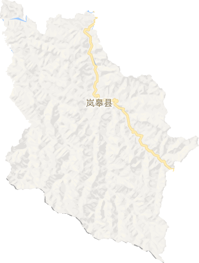 岚皋县电子地图