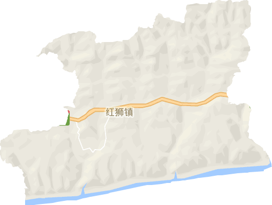红狮镇电子地图