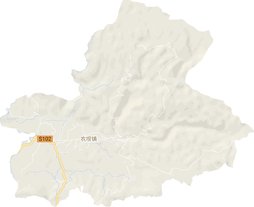农坝镇电子地图