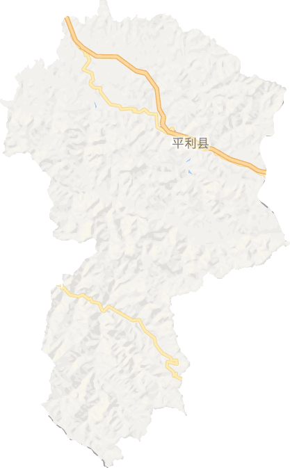 平利县电子地图