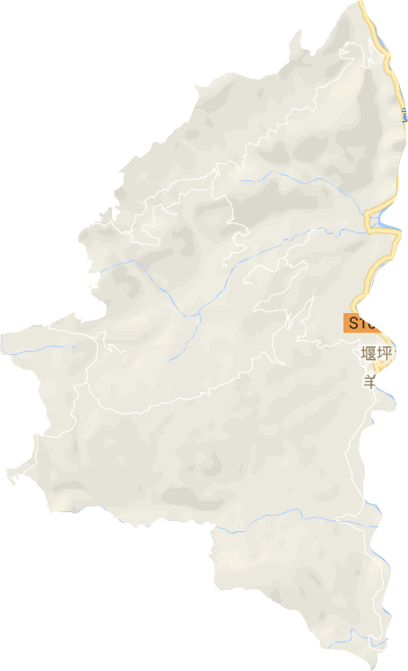 堰坪镇电子地图