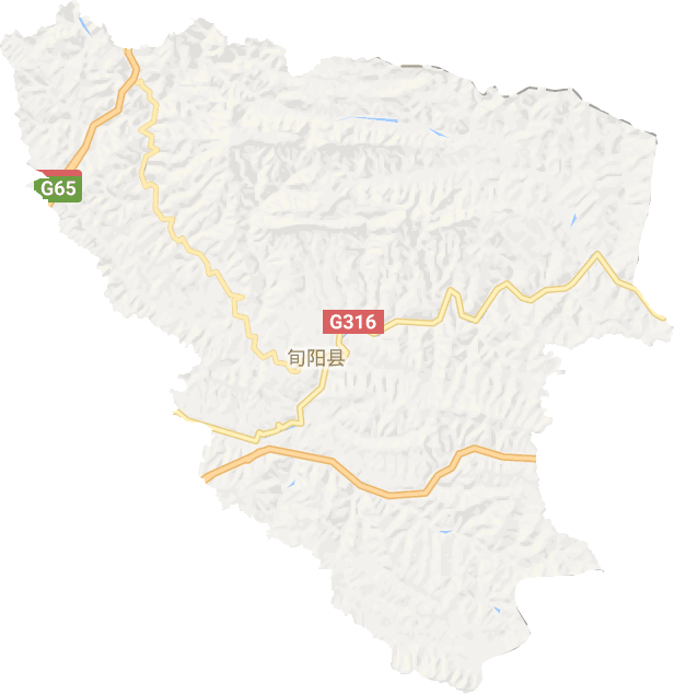 旬阳市电子地图