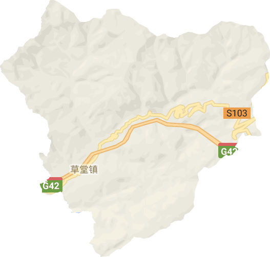草堂镇电子地图