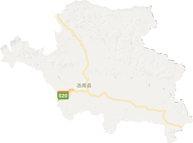 洛南县电子地图