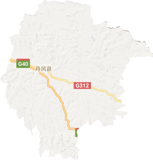 丹凤县电子地图
