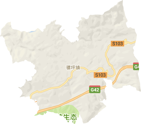 骡坪镇电子地图