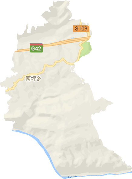 两坪乡电子地图