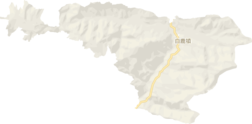 白鹿镇电子地图