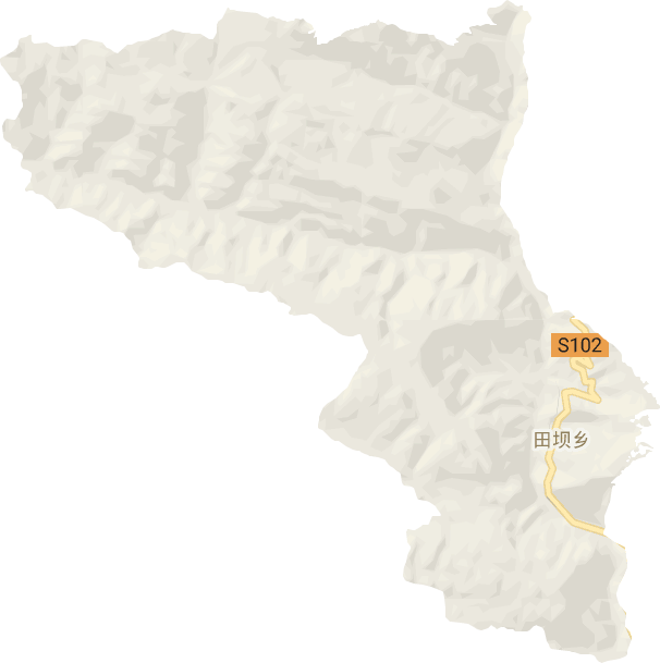 田坝镇电子地图