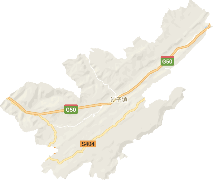 沙子镇电子地图