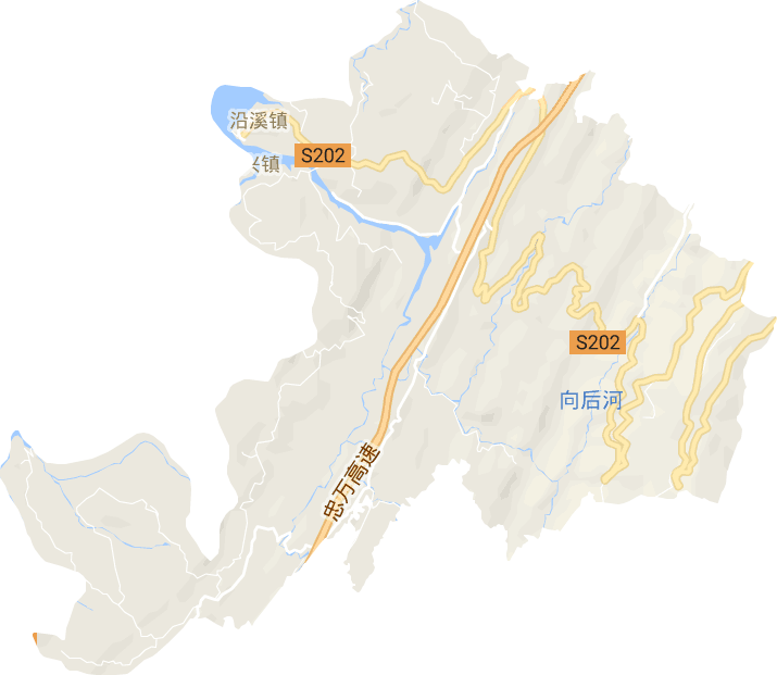 沿溪镇电子地图