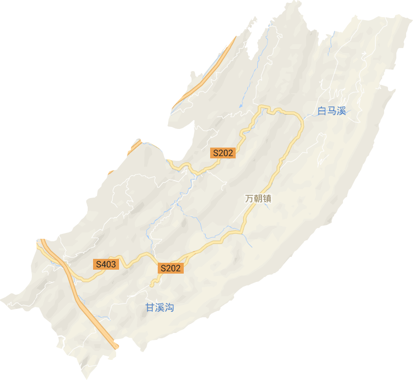 万朝镇电子地图
