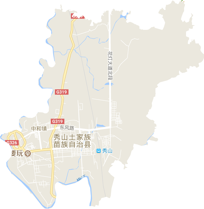 中和街道电子地图