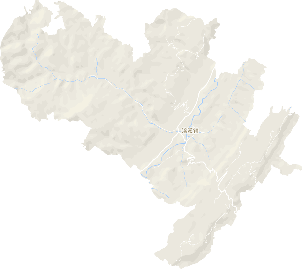 溶溪镇电子地图