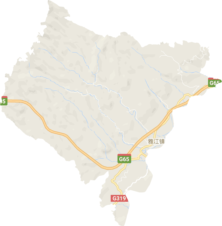 雅江镇电子地图