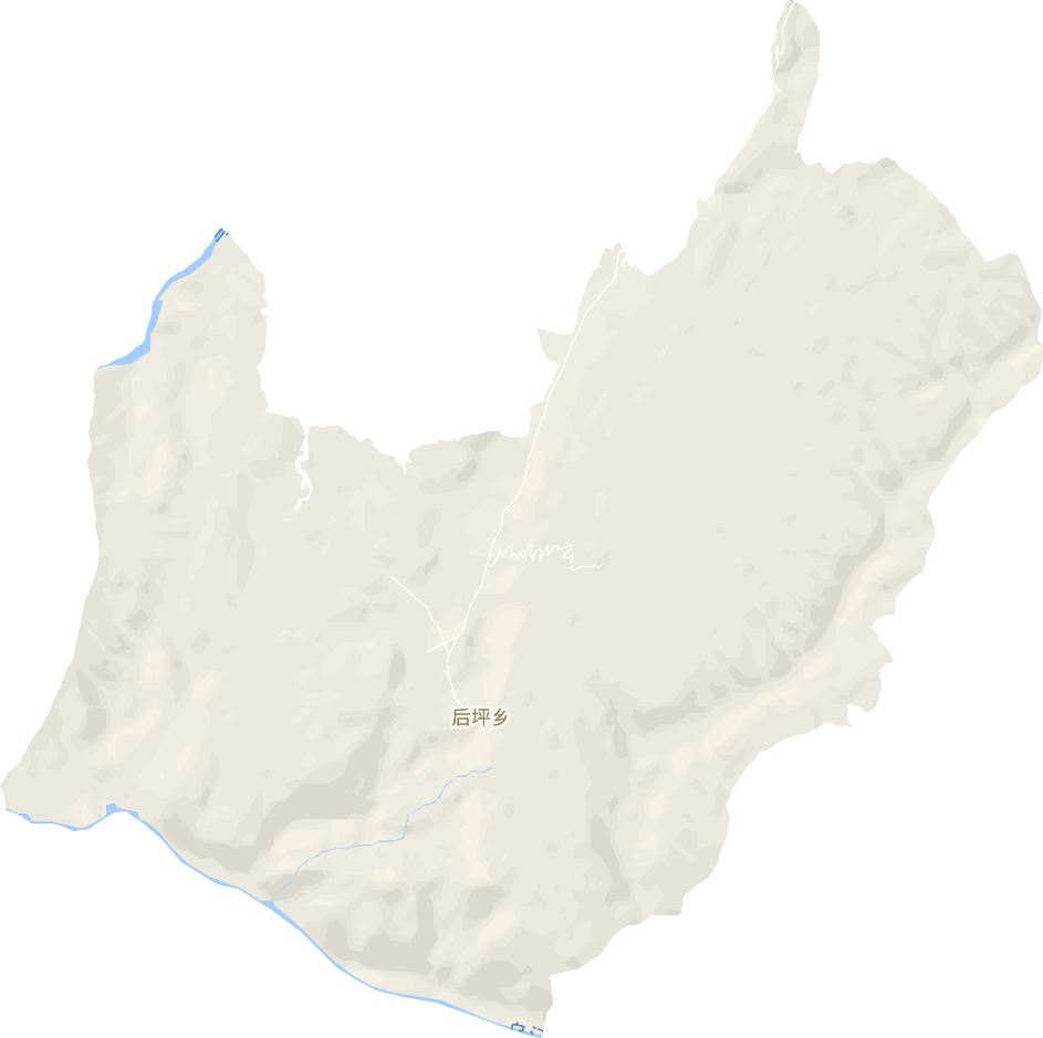 后坪乡电子地图