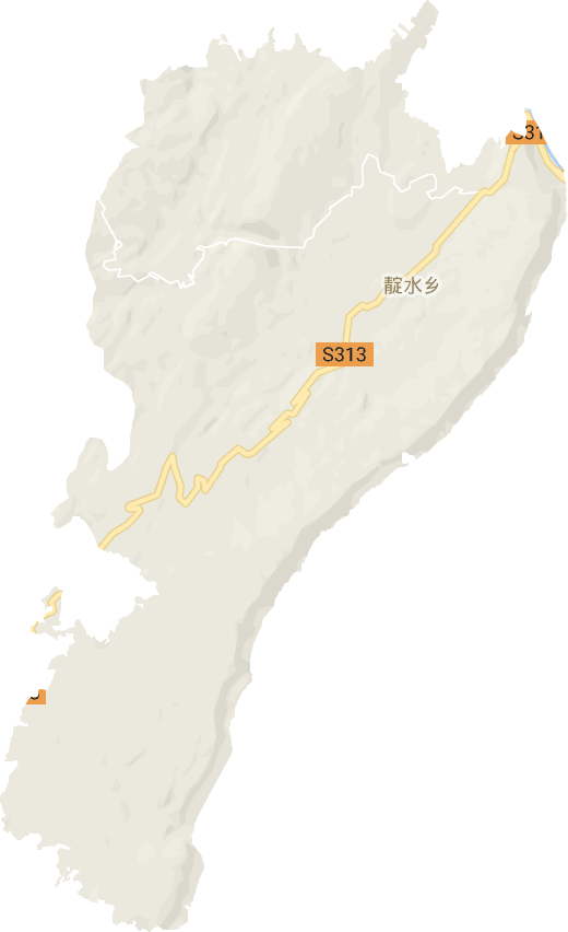 靛水街道电子地图