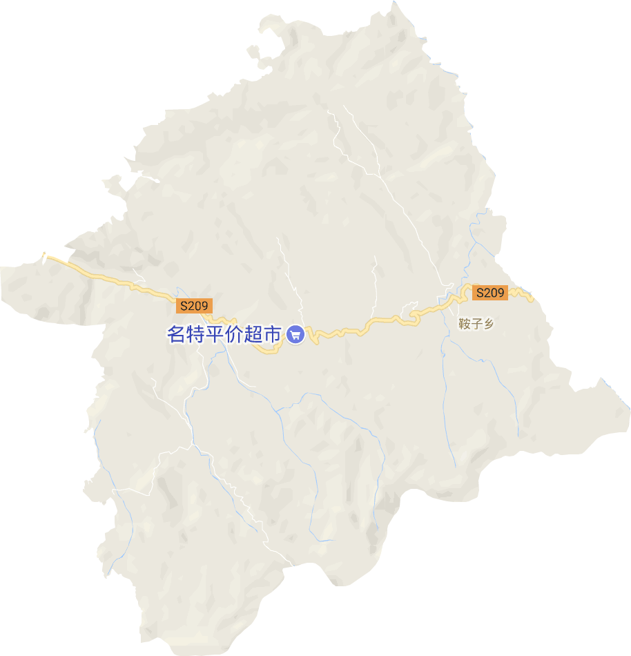 鞍子镇电子地图