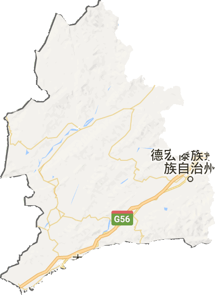 德宏州电子地图