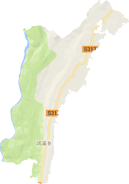 润溪乡电子地图