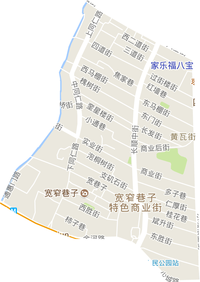 少城街道电子地图