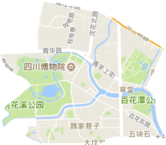 草堂街道电子地图