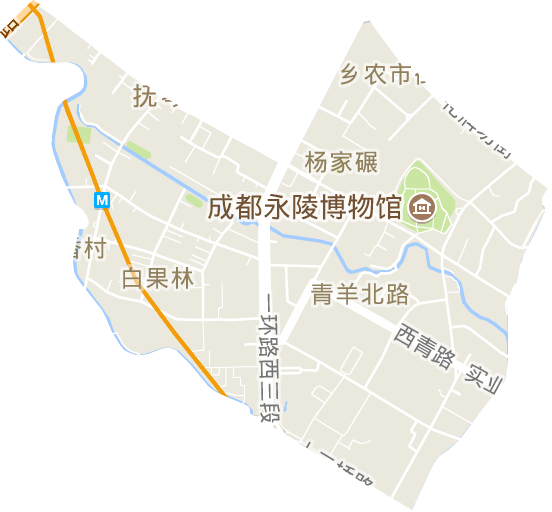 西安路街道电子地图