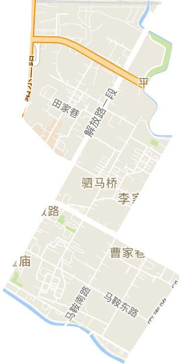 驷马桥街道电子地图