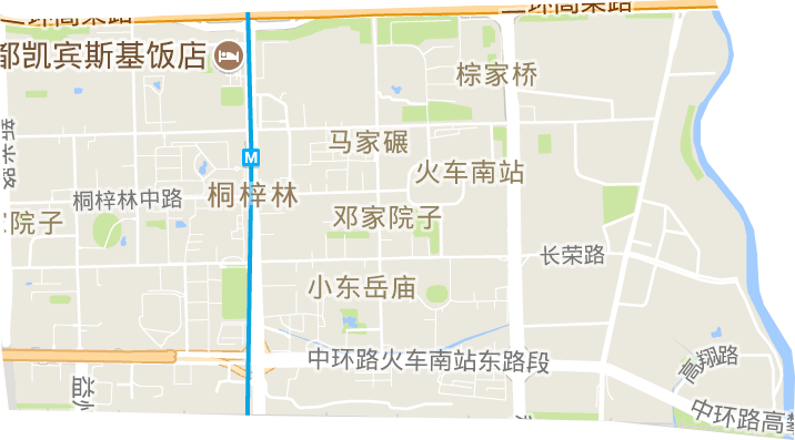 火车南站街道电子地图
