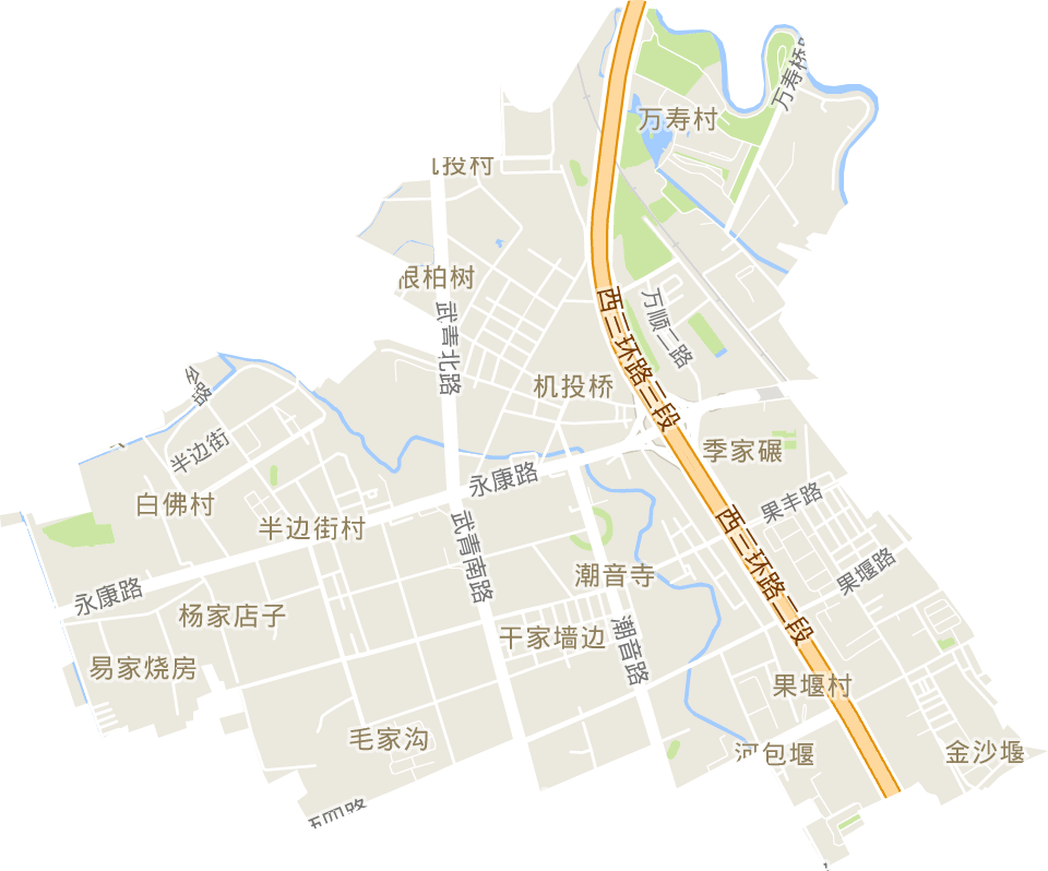 机投桥街道电子地图