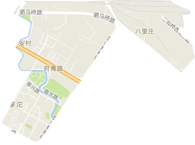 府青路街道电子地图