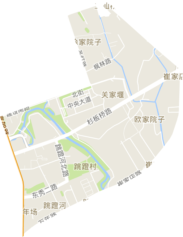 跳蹬河街道电子地图