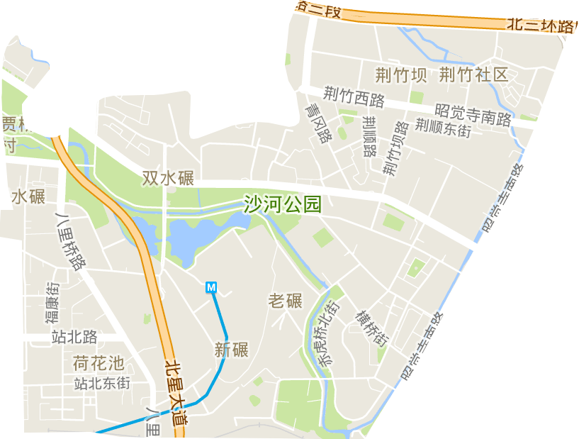 双水碾街道电子地图