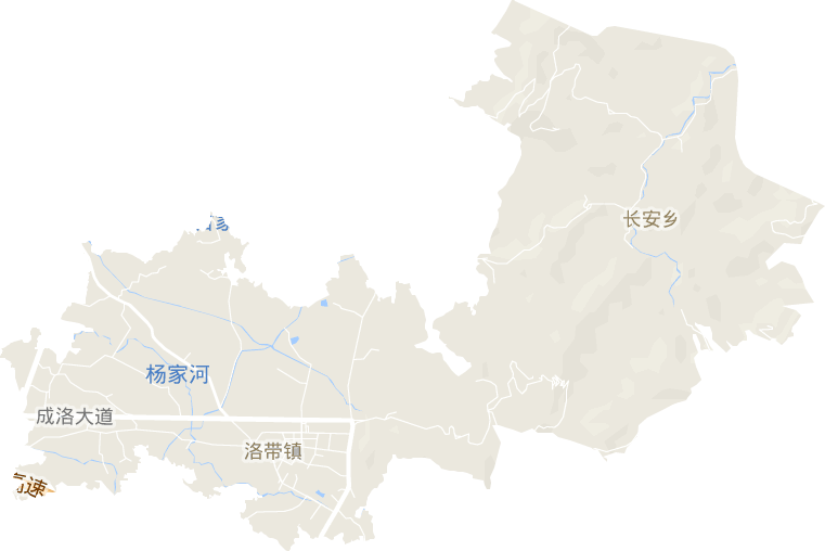 洛带镇电子地图