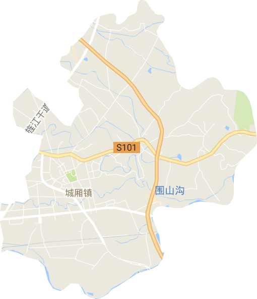 城厢镇电子地图