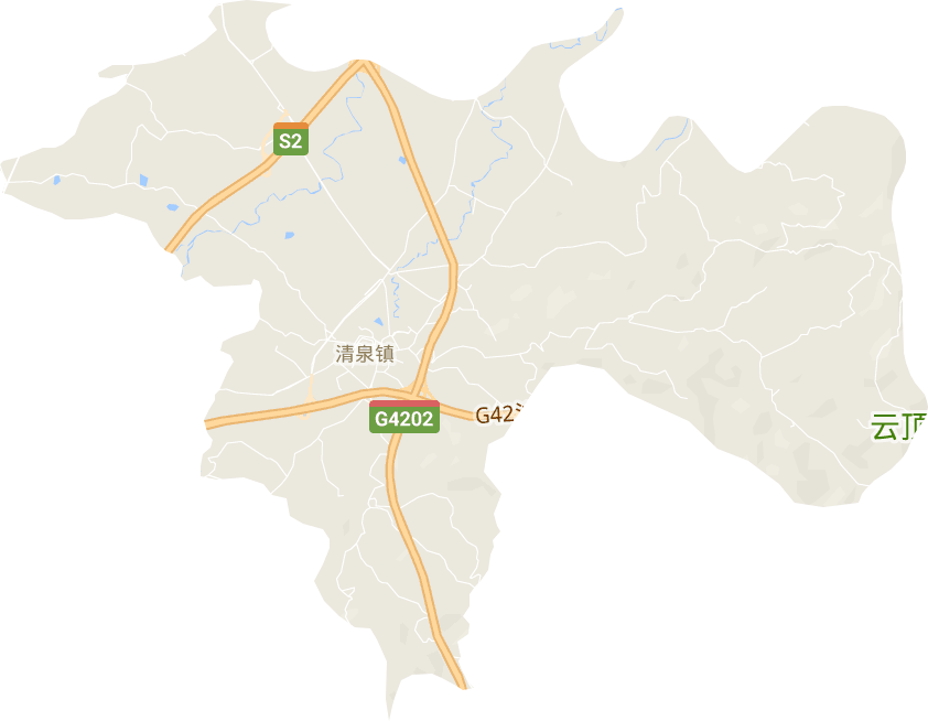 清泉镇电子地图
